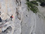 roccia splendida e vuoto nella parte finale