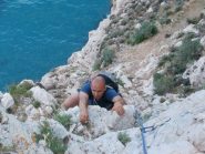 uscendo dalla falesia