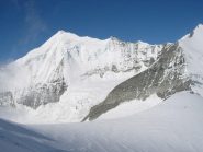 Il Weisshorn da poco sopra il colletto 3670