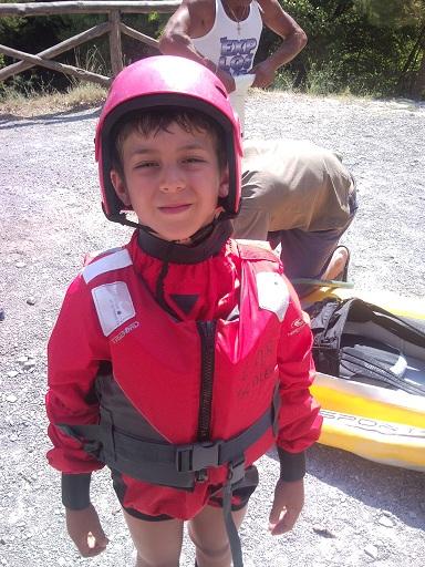 Attrezzatura pre-rafting
