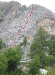 tracciato approssimativo via Fleur de Rocaille - S.T.