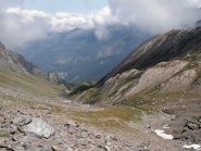 Vallone della Longia (in fondo sulla sinistra il Colle della Bocchetta)