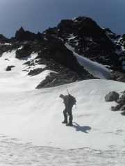 all'attacco della cresta finale....