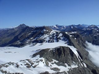 Il ghiacciaio dalla Valle di Viù