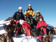 in cima con i soci