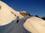 Sulla cresta prima del colle