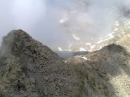 cresta nord-ovest verso la piata di Lazin