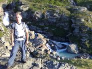 Giorgio alla deviazione per il vallone di umbrias sotto scorre il rio geri