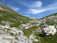 Uno sguardo indietro verso il Bocchin d'Aseo