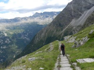 salendo la cremagliera verso Camposecco