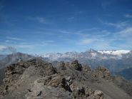 Le montagne della Vanoise dalla vetta