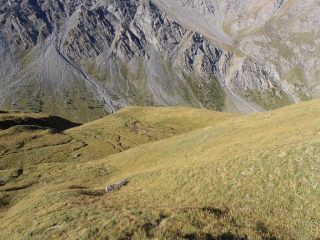 06 - Pianoro paludoso 2450 visto dall'alto (Aggirato lato monte)