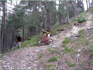 ...nel tratto sconnesso...