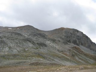 la cima vista dal colle