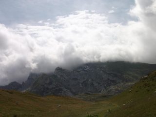 per le alte cime non è giornata..