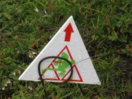 Segnaletica per il bivacco