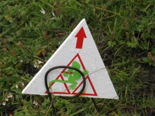 Segnaletica per il bivacco