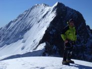 Dal Dome des Neige una veduta della parete salita