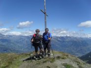 Luciano e Silvia in vetta....bravissimi...