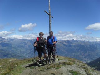 Luciano e Silvia in vetta....bravissimi...