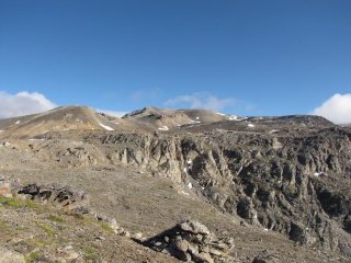 panorama verso il sommeiller dal bivacco