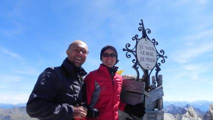 Carlo e Gio in vetta