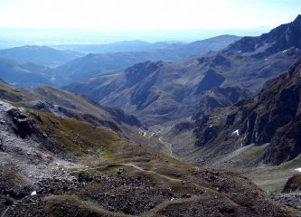 panorama salendo alle Traversette
