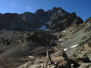 Parete sommitale vista dalle Sagnette