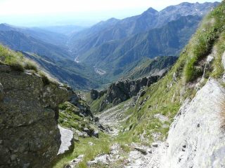 Valle Cervo dal colletto tra i 2 Gemelli