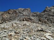 quasi all'attacco della cresta