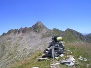 Sulla cima del Vignone guardando il Pizzo Bello