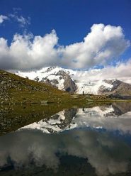 Spettacolo!...lungo il rientro versante Gressoney... 