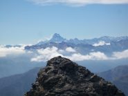 Dalla cima nord la cima sud perfettamente allineata al Monviso