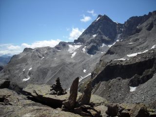gli unici ometti visibili dal canalone