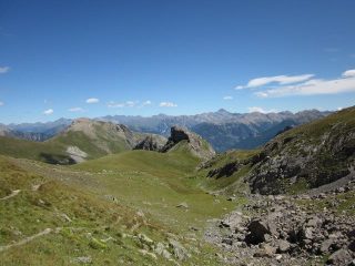 panorama dal Col de la Pisse