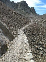 Lungo il sentiero per il passo di Tesina