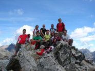 Bel gruppo in punta.