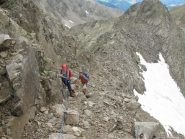 in discesa verso il passo