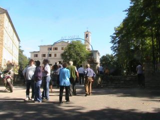 L'entrata al Santuario di Valmala