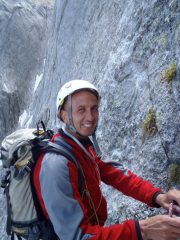 Zoki, appena tornato dall'Eiger con Nikola è già sul Badile.