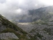 Lago della Vecchia dal Passo delle Tote