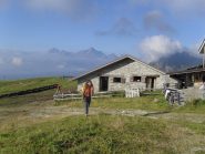 l'arrivo all'alpe Fontaney...