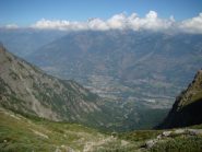 il fondovalle dai pressi del lago Laures inf