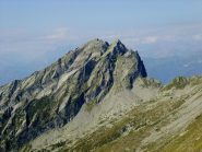 Cima Campelli con la via di salita