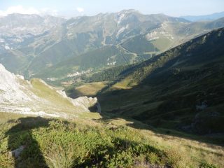 Vallone di discesa dal Colle Matlas