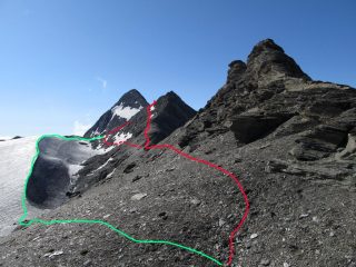 Percorso dal Passo di Novalesa