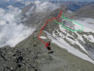 Percorso visto dall'alto