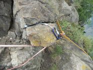 sosta con nut e cordini