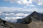 il monviso e la cresta che conduce al cornour