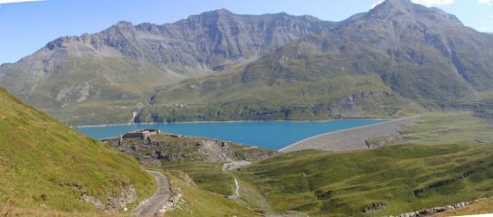 panorama verso la diga con il forte di variselle
